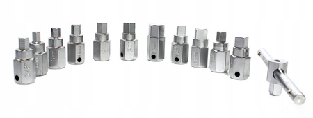 ZESTAW NASADEK DO KORKÓW SPUSTU OLEJU 12 SZTUK