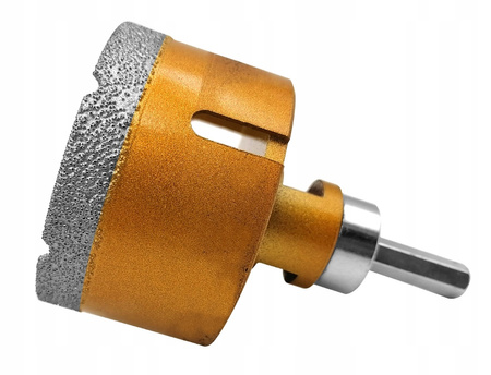 Zestaw Otwornic Diamentowych do gresu M14 6-68 mm - 11 sztuk + Adapter HEX