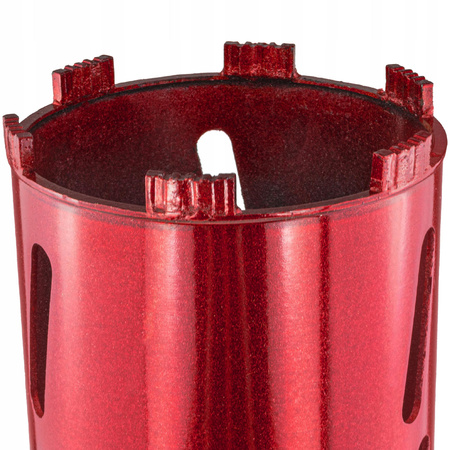 WIERTŁO KORONOWE DIAMENTOWE DO BETONU 132 mm WIERTNICA OTWORNICA NA SUCHO