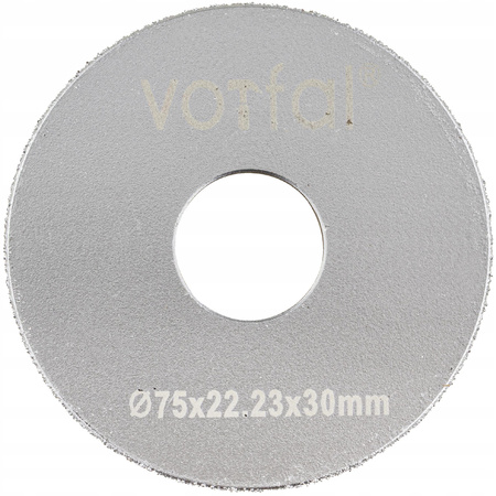 FREZ TARCZA DO ZAOBLANIA KRAWĘDZI PŁYTEK SZLIFOWANIE KRAWĘDZI 75x22,23x30MM