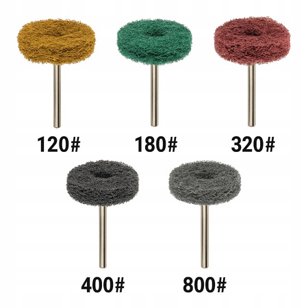 SZCZOTKI POLERSKIE SZCZOTKA DO MINI SZLIFIERKI TYPU DREMEL 20 MM 50 EL.