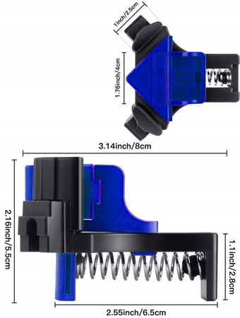ZACISK ŚCISK STOLARSKI NAROŻNY KĄTOWY UCHWYT 90°
