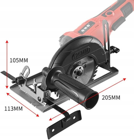 PRZYSTAWKA PROWADNICA DO SZLIFIERKI KĄTOWEJ 115 125 mm ADAPTER OSŁONA