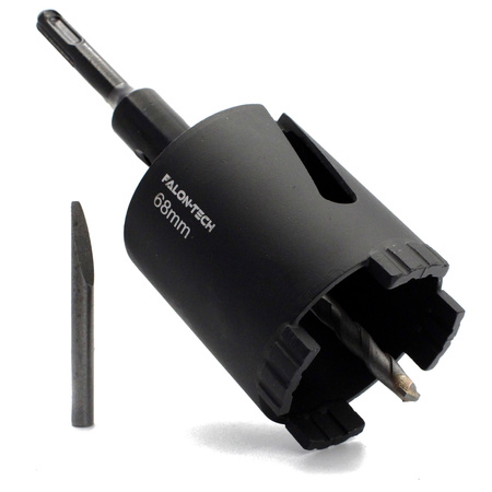 OTWORNICA DIAMENTOWA 68mm /4 M16 SDS+ WIERTŁO DO GRESU BETONU I KAMIENIA