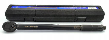 KLUCZ DYNAMOMETRYCZNY 1/2" 28-210NM METALOWY NASTAWNY DWUSTRONNY Z BLOKADĄ
