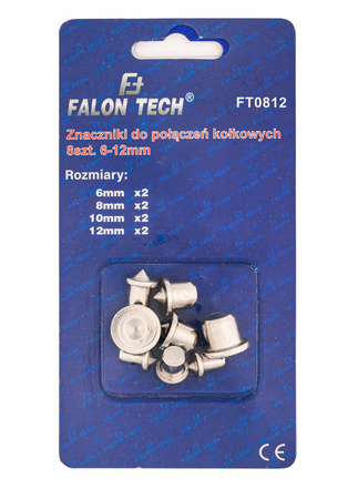 ZESTAW ZNACZNIKÓW ZNACZNIKI DO POŁĄCZEŃ KOŁKOWYCH