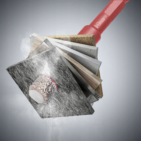 OTWORNICA WIERTŁO DIAMENTOWE DO GRESU HEX 6 8 10