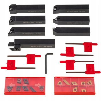 ZESTAW NOŻY TOKARSKICH SKŁADANYCH NÓŻ TOKARSKI 16 X 16 MM