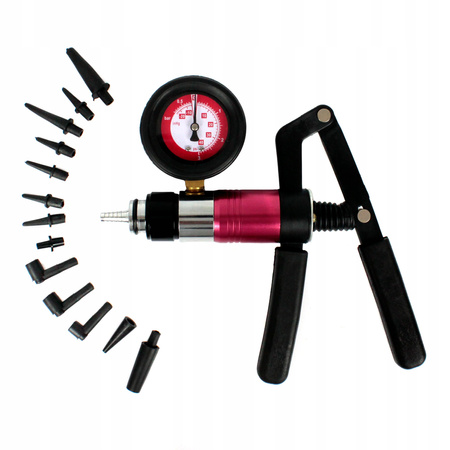 POMPA PRÓŻNIOWA POMPKA CIŚNIENIOWA PODCIŚNIENIOWA WAKUOMETR -1 do 3 bar