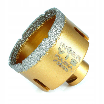 Otwornica diamentowa do ceramiki, kamienia, gresu, glazury 68 mm M14