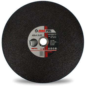TARCZA DO CIĘCIA METALU 400x32x4,0 MARPOL