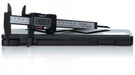 SUWMIARKA ELEKTRONICZNA CYFROWA 150 mm ELEKTRYCZNA LCD + ETUI 2 BATERIE