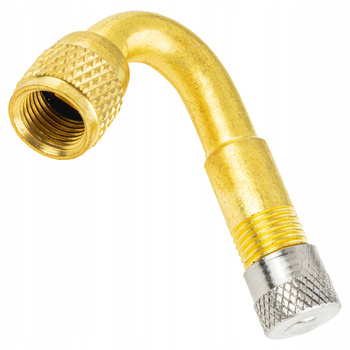 PRZEDŁUŻKA KĄTOWA ADAPTER DO POMPOWANIA KÓŁ OPON 45° WENTYL METALOWA 36 MM