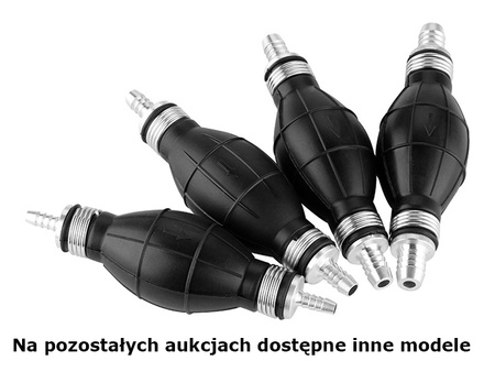 POMPA POMPKA DO SPUSZCZANIA PALIWA GRUSZKA 12mm