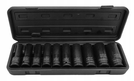 Zestaw Nasadek Udarowych 1/2'' 10-24mm 10 el– Klucze Nasadowe Profesjonalne