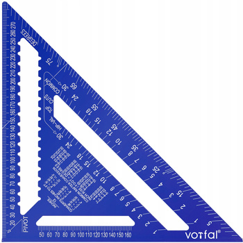 KĄTOWNIK STOLARSKI CIESIELSKI ALUMINIOWY 12" 30x30 PRZYMIAR BUDOWLANY 300MM