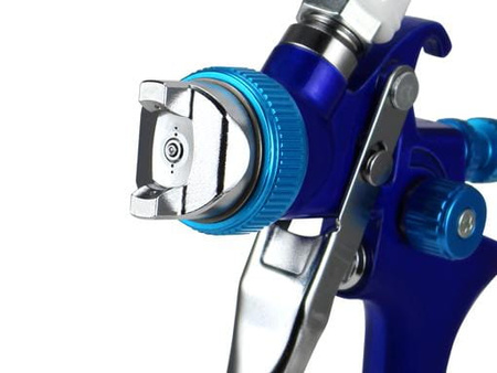 PISTOLET LAKIERNICZY DO MALOWANIA WYMIENNE DYSZE HVLP ZBIORNIK 600ml