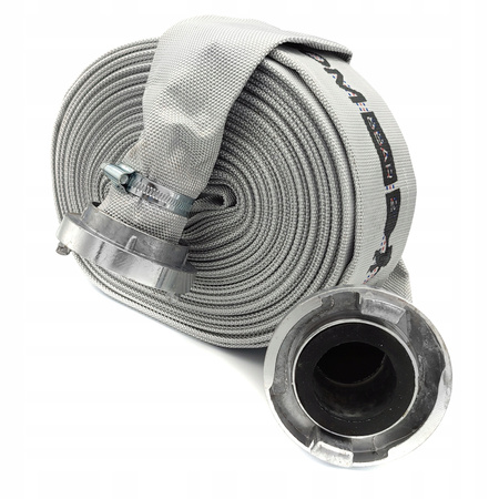 WĄŻ STRAŻACKI DO SZAMBA BRUDNEJ WODY 52 mm 2 cale 30m + SZYBKOZŁĄCZA