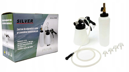 ZESTAW DO ODPOWIETRZANIA HAMULCÓW WYMIANY PŁYNU