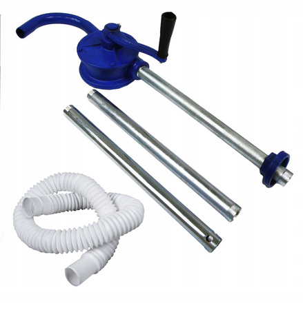 POMPA DO PALIWA ROPY OLEJU ROTACYJNA NA KORBĘ +WĄŻ