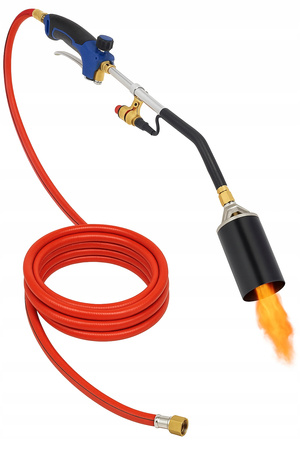 Palnik dekarski gazowy do papy opalania 60 mm / 70 cm + reduktor i wąż 5m