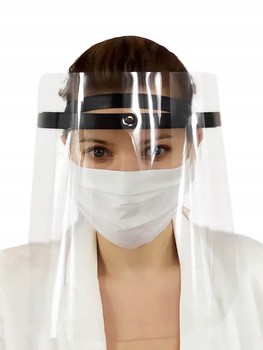 MASKA OCHRONNA TWARZY Z POLIWĘGLANU PRZYŁBICA BHP