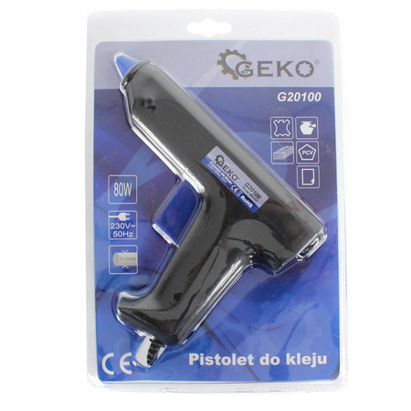 PISTOLET DO KLEJU KLEJENIA NA GORĄCO 80W GEKO