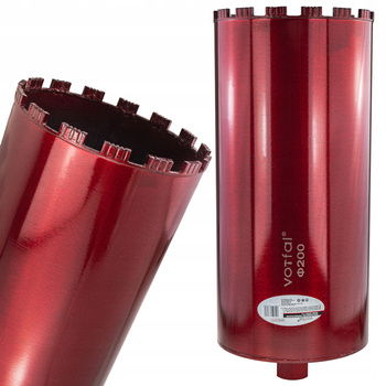 WIERTŁO KORONOWE DIAMENTOWE DO BETONU 200 x 450mm WIERTNICA OTWORNICA