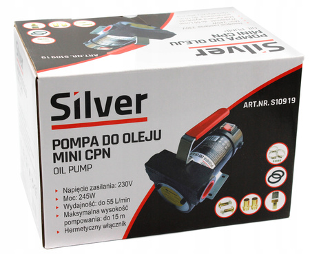 POMPA DO SPUSZCZANIA PALIWA ROPY OLEJU NAPĘDOWEGO OPAŁOWEGO POMPKA 230V