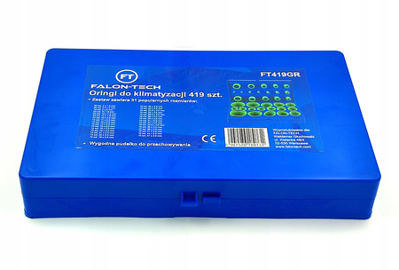 ORINGI DO KLIMATYZACJI USZCZELKI OLEJOODPORNE ZESTAW ORINGÓW 419 szt 3-47mm