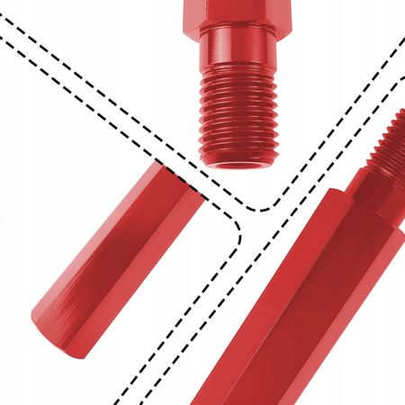 PRZEDŁUŻKA ADAPTER 25 CM 1.1/4" UNC WIERTNICA WIERTŁO KORONOWE DIAMENTOWE