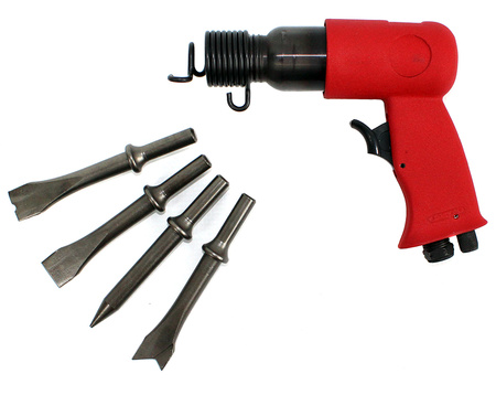 ZESTAW PNEUMATYCZNY KLUCZ UDAROWY + MŁOTEK 17el