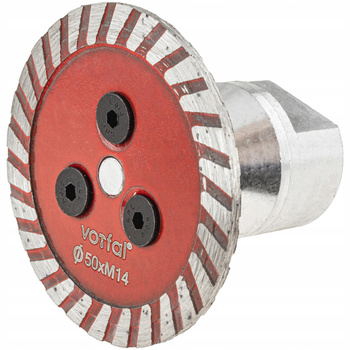 TARCZA DIAMENTOWA 50 MM DO PODCINANIA GRESU PŁYTEK CERAMIKI GLAZURY M14