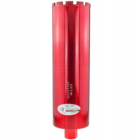 WIERTŁO KORONOWE DIAMENTOWE DO BETONU 132 x 450mm WIERTNICA OTWORNICA