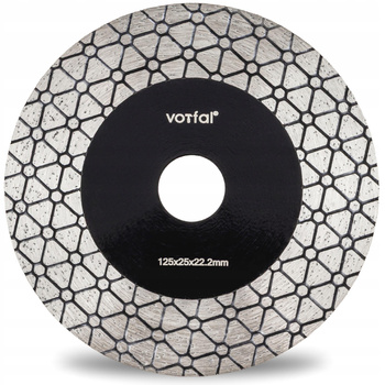 TARCZA 125mm DIAMENTOWA DO FAZOWANIA NAROŻNIKÓW GRESU GLAZURY CIĘCIA 45°