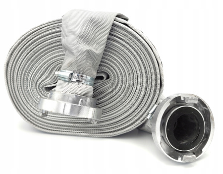 WĄŻ STRAŻACKI DO SZAMBA BRUDNEJ WODY 52 mm 2 cale 30m + SZYBKOZŁĄCZA