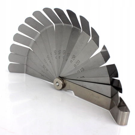 SZCZELINOMIERZ LISTKOWY GIĘTY DO SZCZELIN 0,05-1,0