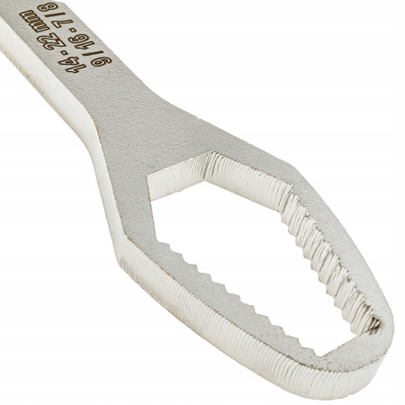 Uniwersalny klucz płaski oczkowy dwugłowicowy calowy 8-22mm torx