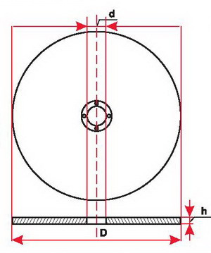 TARCZA DO CIĘCIA METALU 350 x 32 x 3,5 PREMIUM