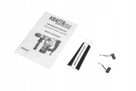 Młot udarowy SDS-PLUS 2800W 6J KD3210 + Walizka, Dłuta, Wiertła