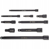 ZESTAW PRZEDŁUŻEK UDAROWYCH 1/4 3/8 1/2 UDAR KLUCZY NASADKI 9 EL