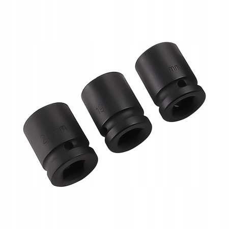 ZESTAW NASADEK UDAROWYCH GŁĘBOKICH I KRÓTKICH STAL CR-MO 1/2" 8-32