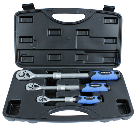 ZESTAW KLUCZY GRZECHOTKA TELESKOPOWA 1/4 3/8 1/2