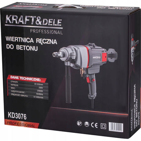 WIERTNICA DO BETONU ŚCIAN OTWORNICA DIAMENTOWA 2300W Z CHŁODZENIEM