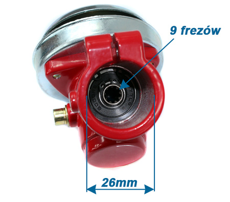 PRZEKŁADNIA KĄTOWA DO KOSY WYKASZAREK 9 FREZÓW 26m
