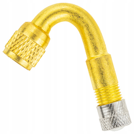 PRZEDŁUŻKA KĄTOWA ADAPTER DO POMPOWANIA KÓŁ OPON 45° WENTYL METALOWA 36 MM