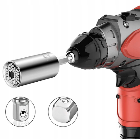 NASADKA UNIWERSALNA KLUCZ 7-19 mm GRZECHOTKA 3/8