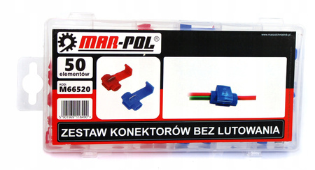 SZYBKOZŁĄCZKI ZŁĄCZKI ZACISKOWE ELEKTRYCZNE 50el.