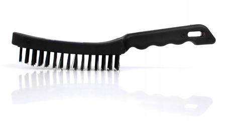 SZCZOTKA DRUCIANA STALOWA DRUT STALOWY 6 RZĘDÓW