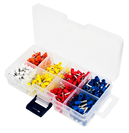 Zestaw końcówek tulejkowych tulejek 0,5-2,5mm x500